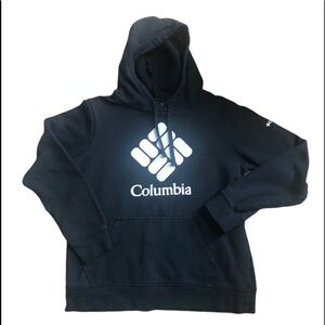 Columbia Women's Trek Black/Stacked Gem Graphic Long Sleeve Fleece Hoodie